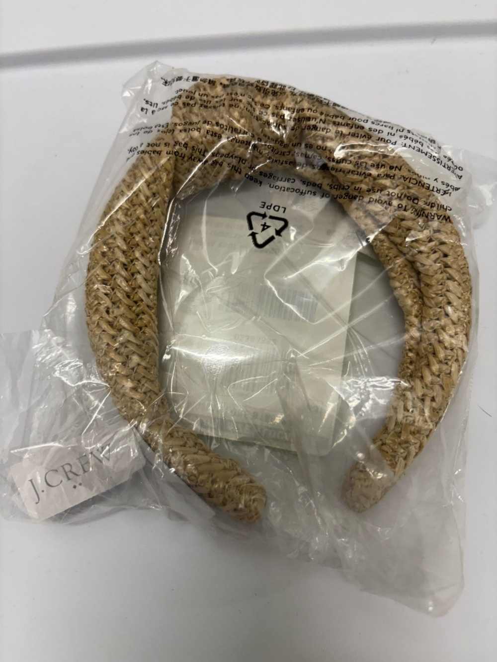 J Crew headband NWT